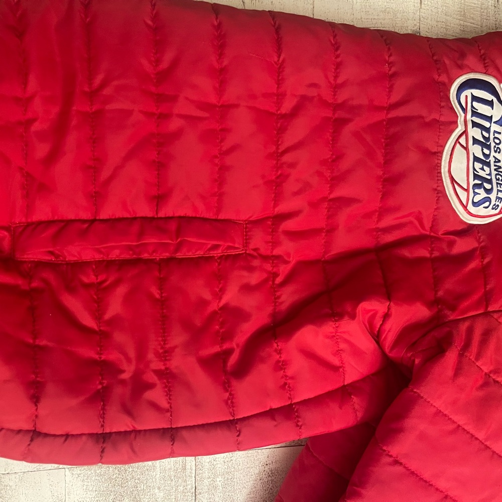 NBA Red Puffer Jacket - Picture 7 of 8
